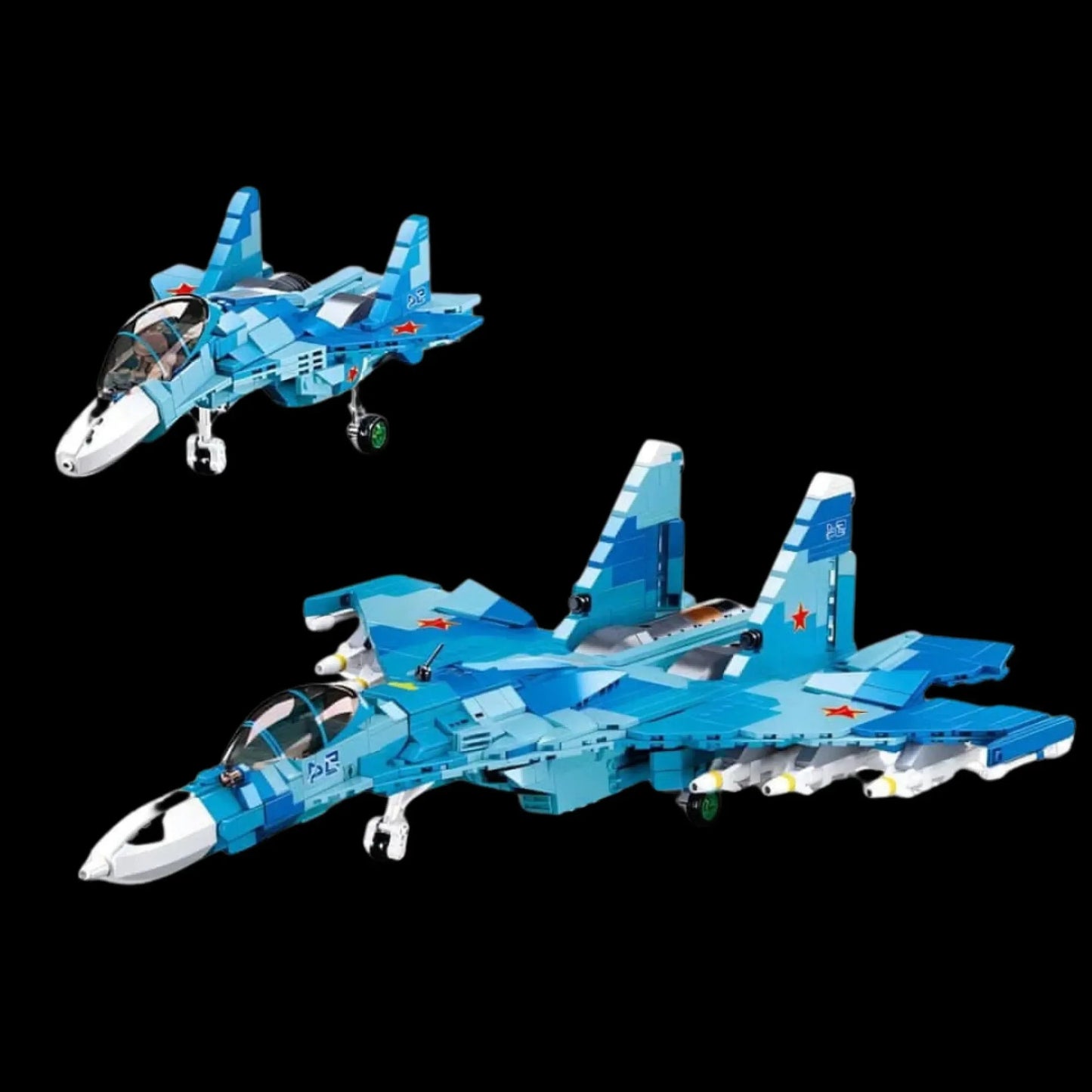 (60% OFF) Su-27 Fighter - 2 in 1 (1040 pieces)