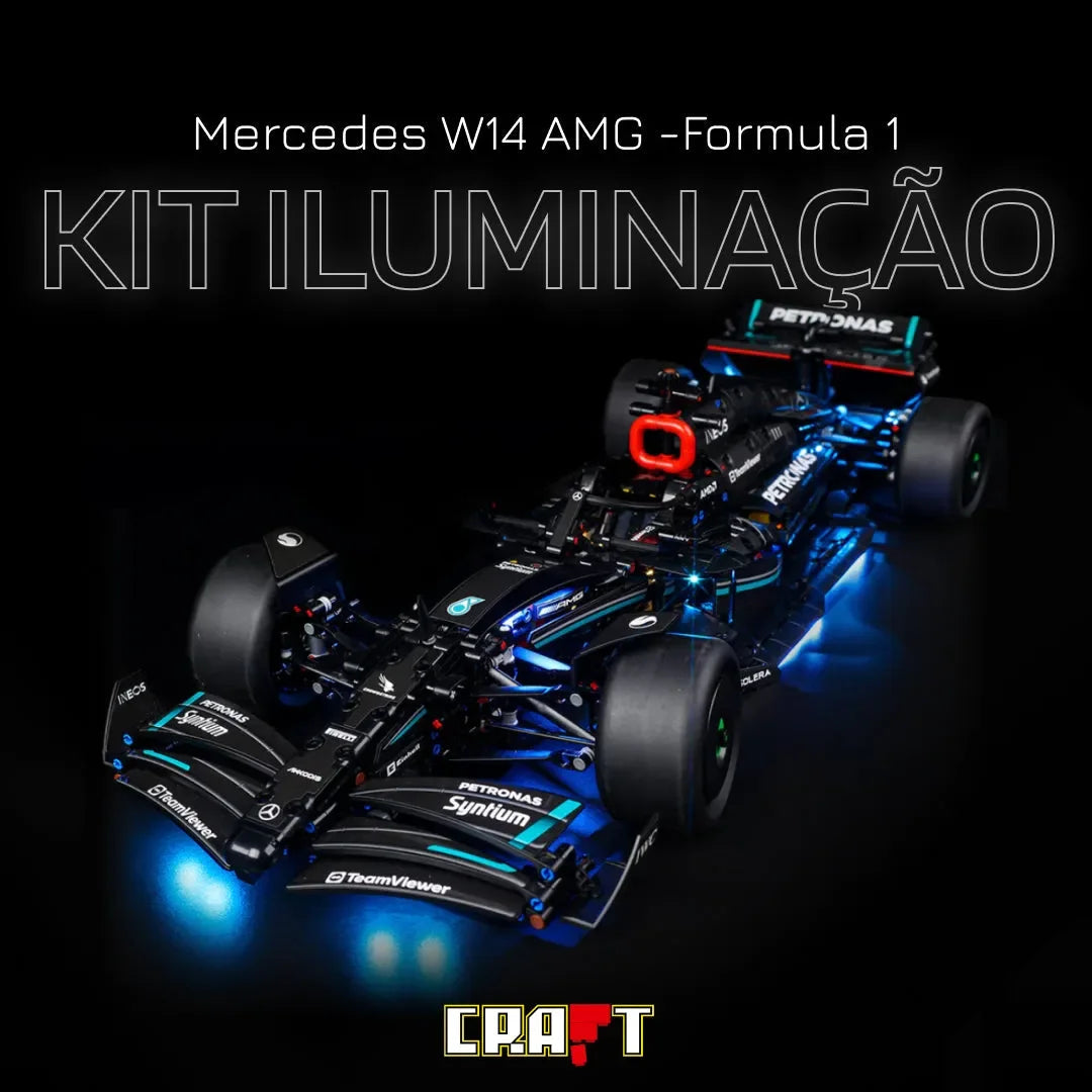 Lighting for the Mercedes-AMG F1 W14
