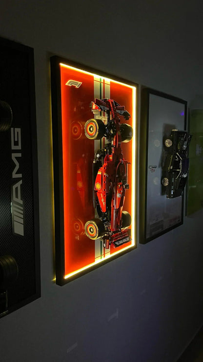 Acrylic Frame with LED 3500K and Rechargeable Battery
