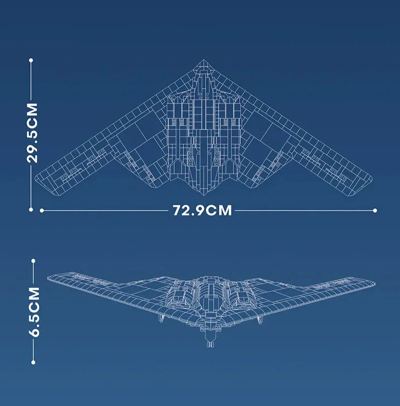 (37% OFF) B-2 Spirit Bomber (2063 pieces)