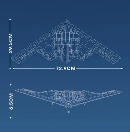 B-2 Spirit Bomber (2063 pieces)