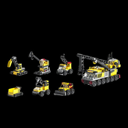 6 Construction Vehicles in 1 (142 pieces)