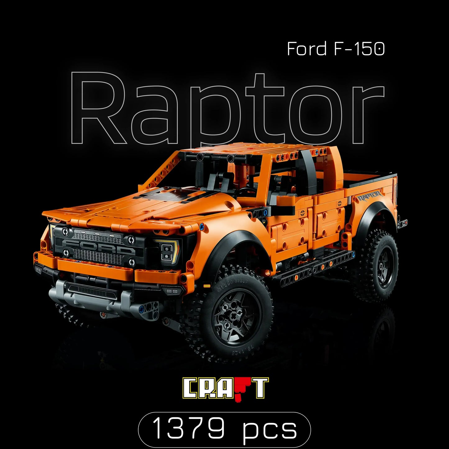Ford F-150 Raptor (1379 pieces)