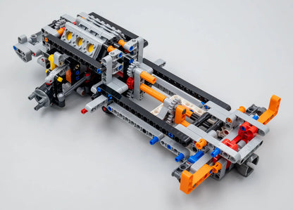 (75% OFF) Ford Raptor F-150 with real mechanics and a V6 Engine with moving pistons (1379 pieces)