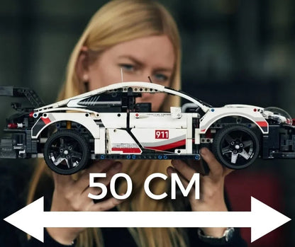 (80% OFF) With 6 Cylinder Boxer Engine and Opening Doors - Scale 1:10 - 1580 Pieces