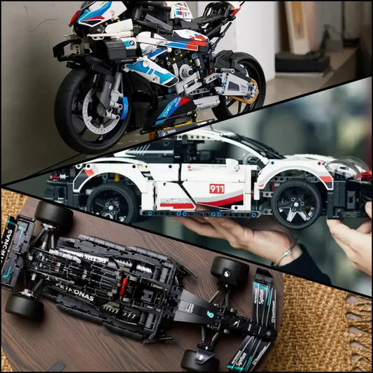 Buy Together! The Three Best-Selling Products (BMW M1000 RR, Mercedes AMG W14, Porsche 911 RSR)
