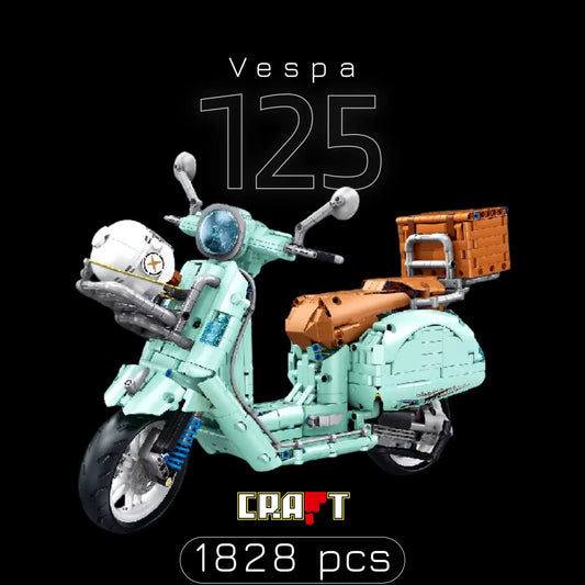Vespa 125 (1828 pieces)