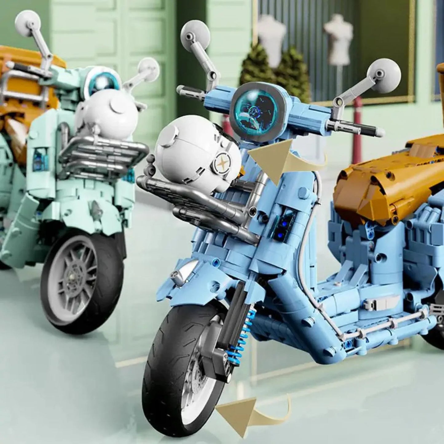 Vespa 125 (1828 pieces)