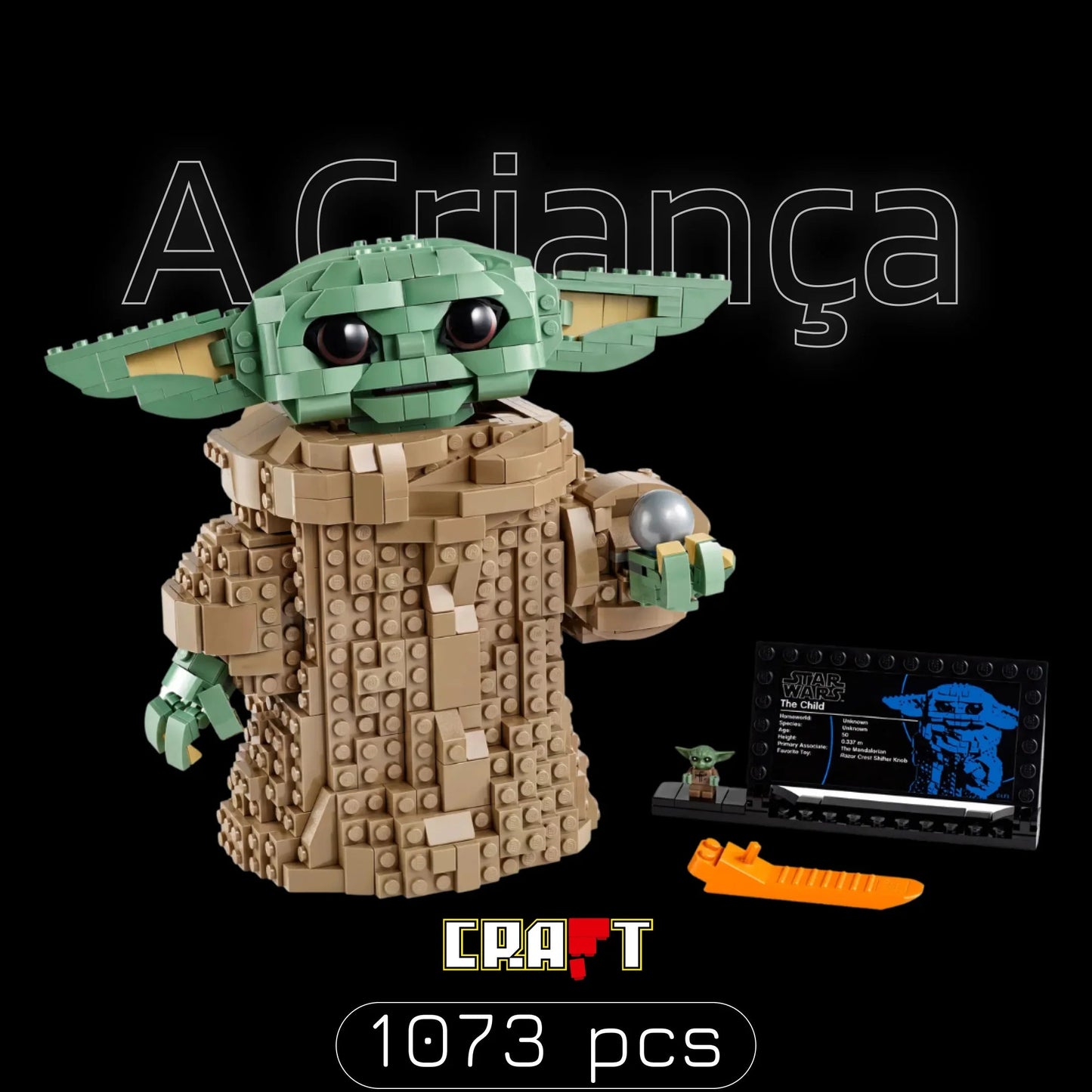 Baby Yoda (1073 pieces)