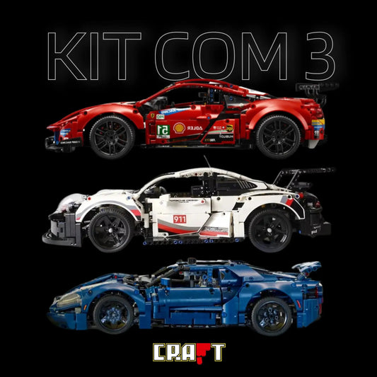 Buy Together! The Three Best-Selling Race Cars (Ferrari 488 GTE, Porsche 911 RSR, Ford GT)