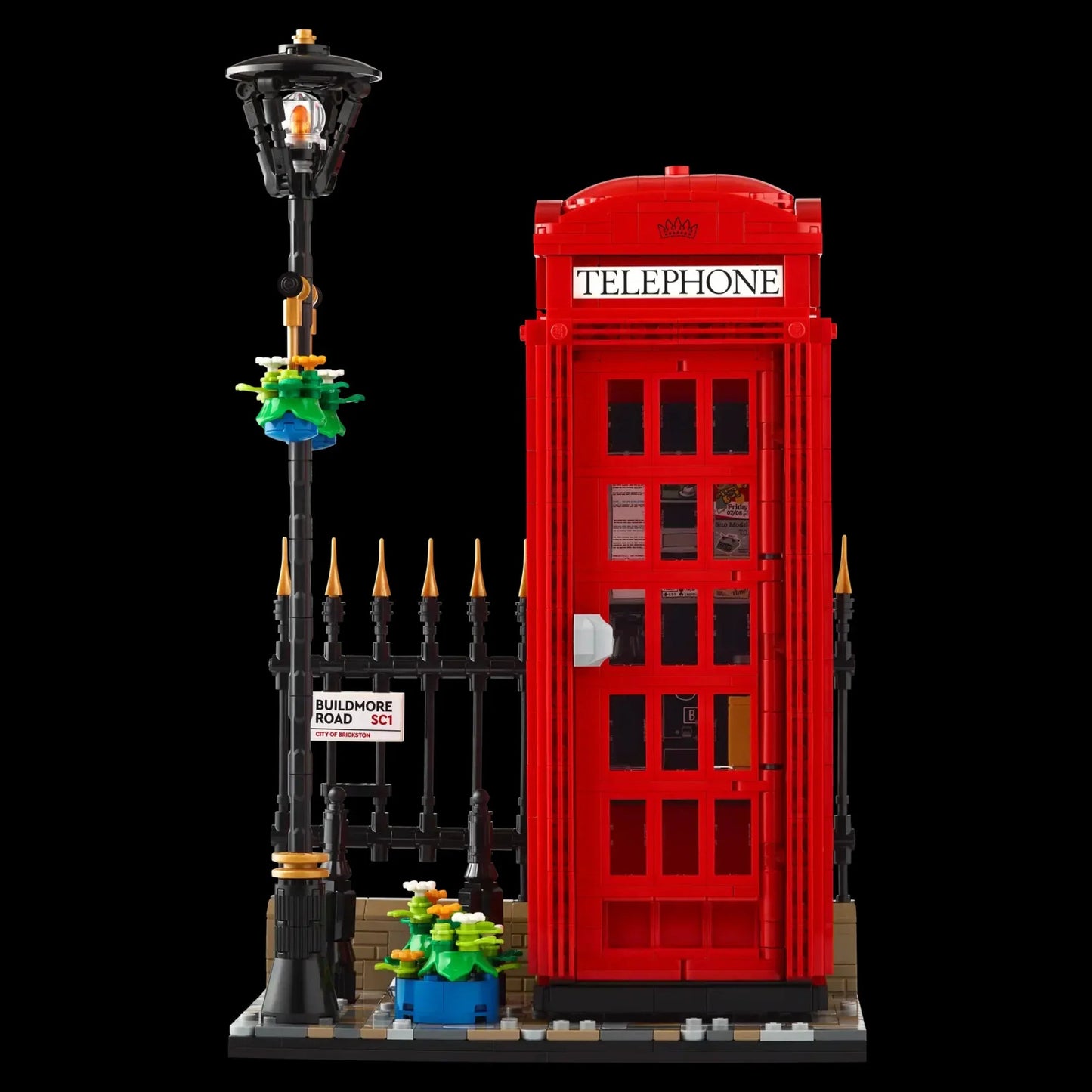 Red Telephone Box of London (1460 pieces)