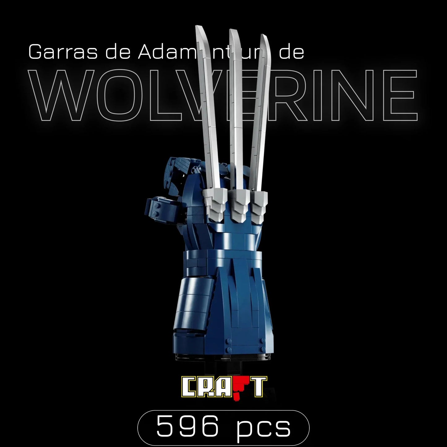 Wolverine's Adamantium Claws (596 pieces)