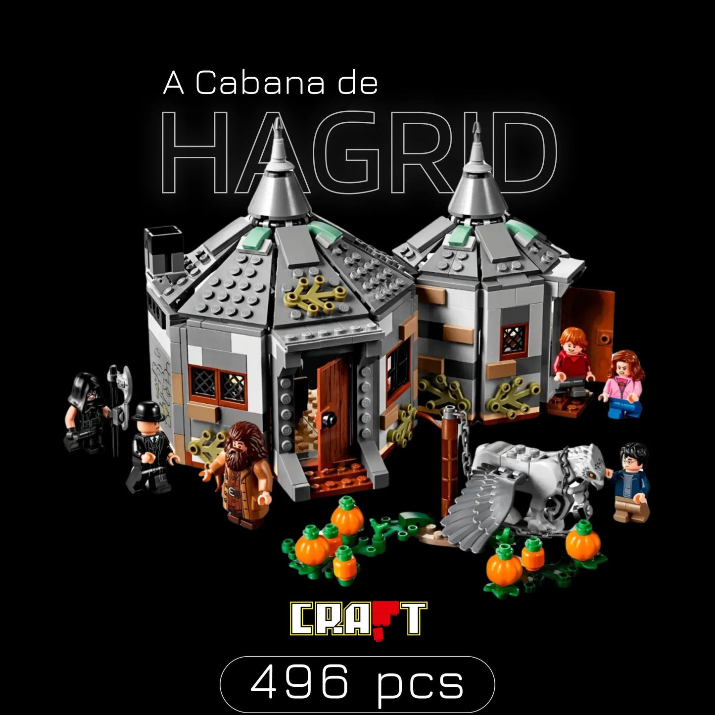 Hagrid's Hut (496 pieces)