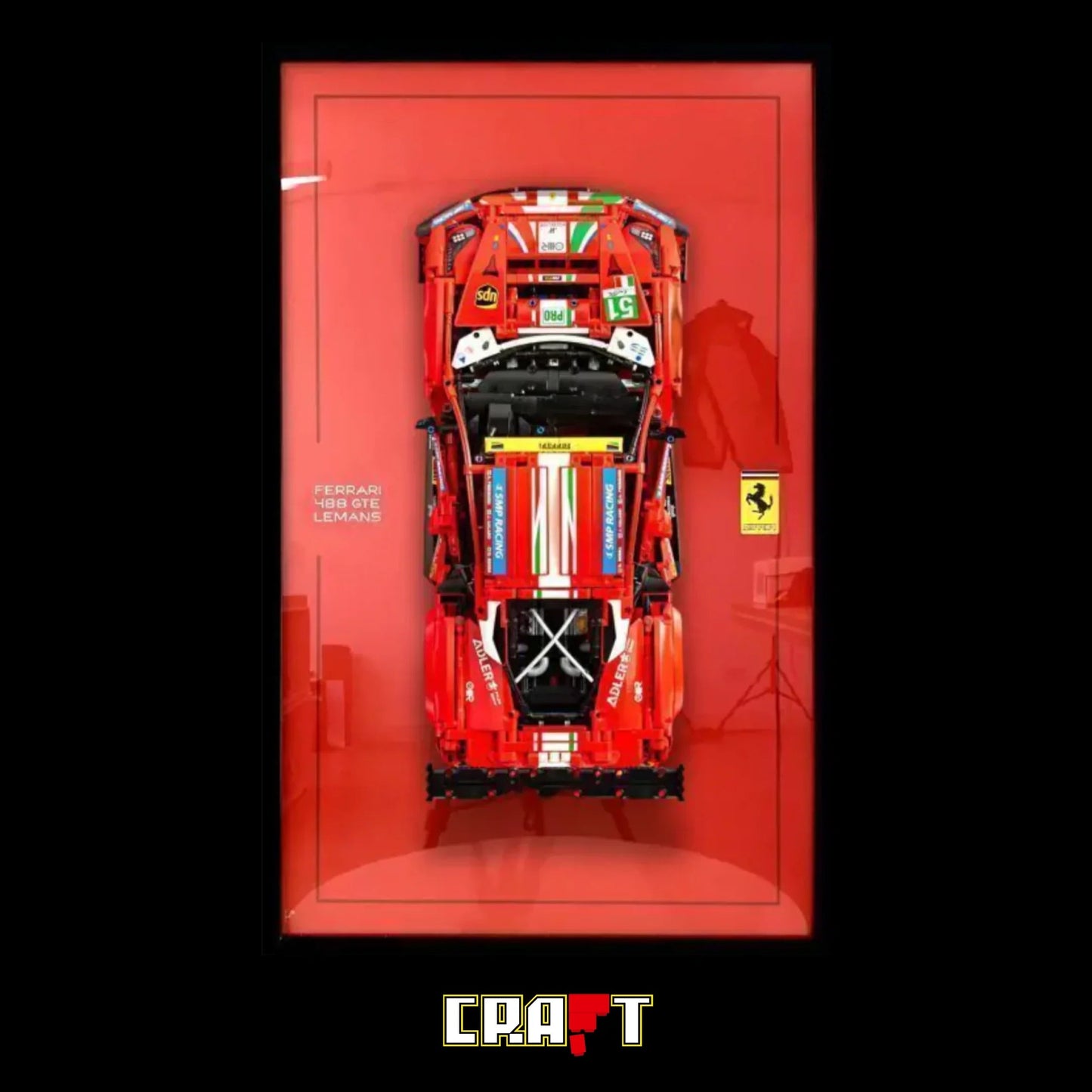 Acrylic Frame - Ferrari 488 GTE