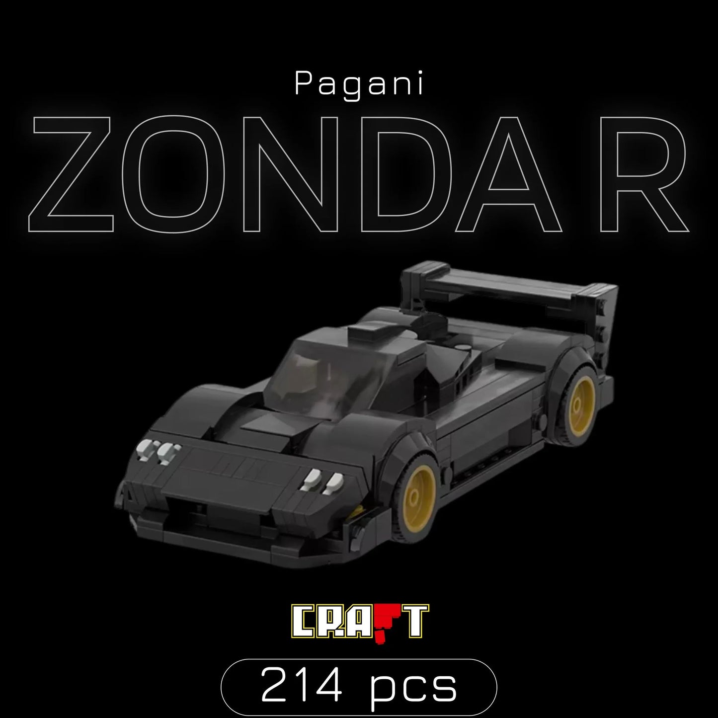 Pagani Zonda R (214 pieces)
