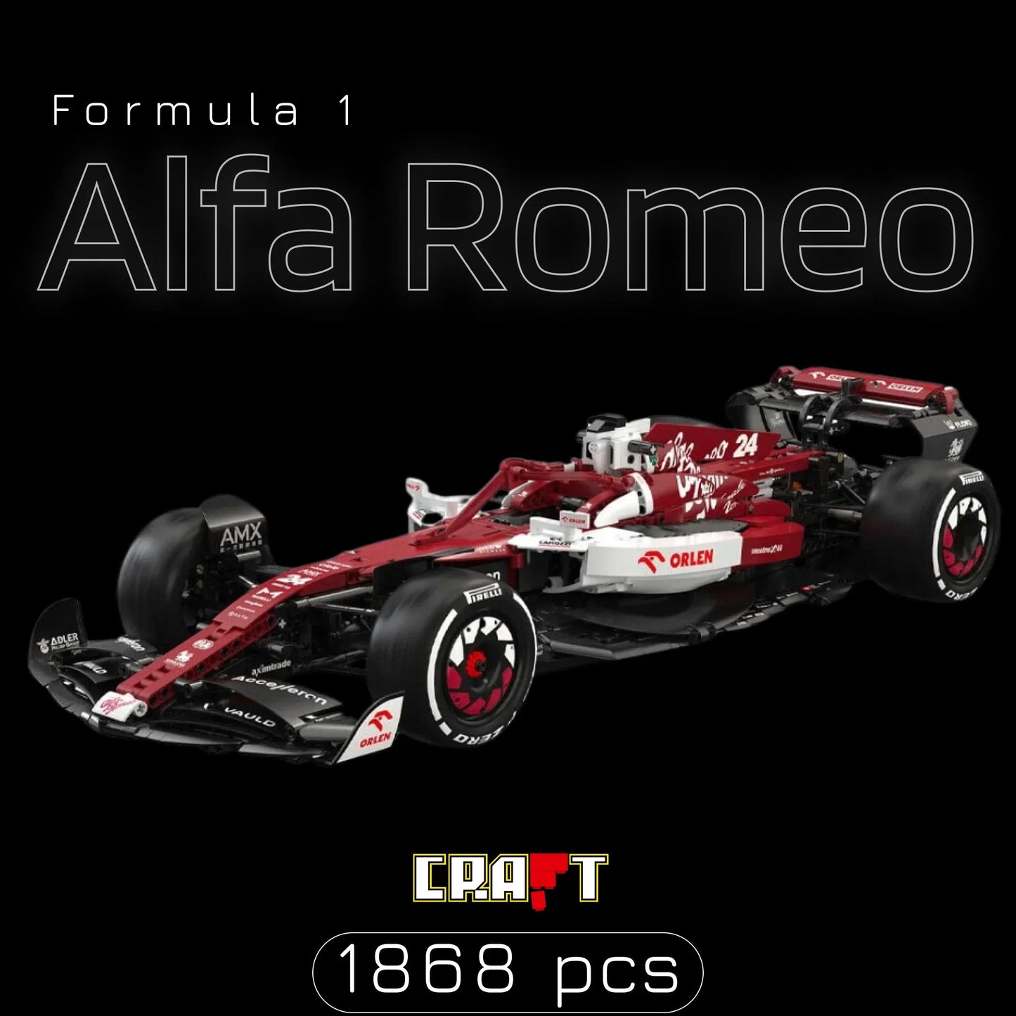 Formula 1 - Alfa Romeo ORLEN C42 (1868 pieces)
