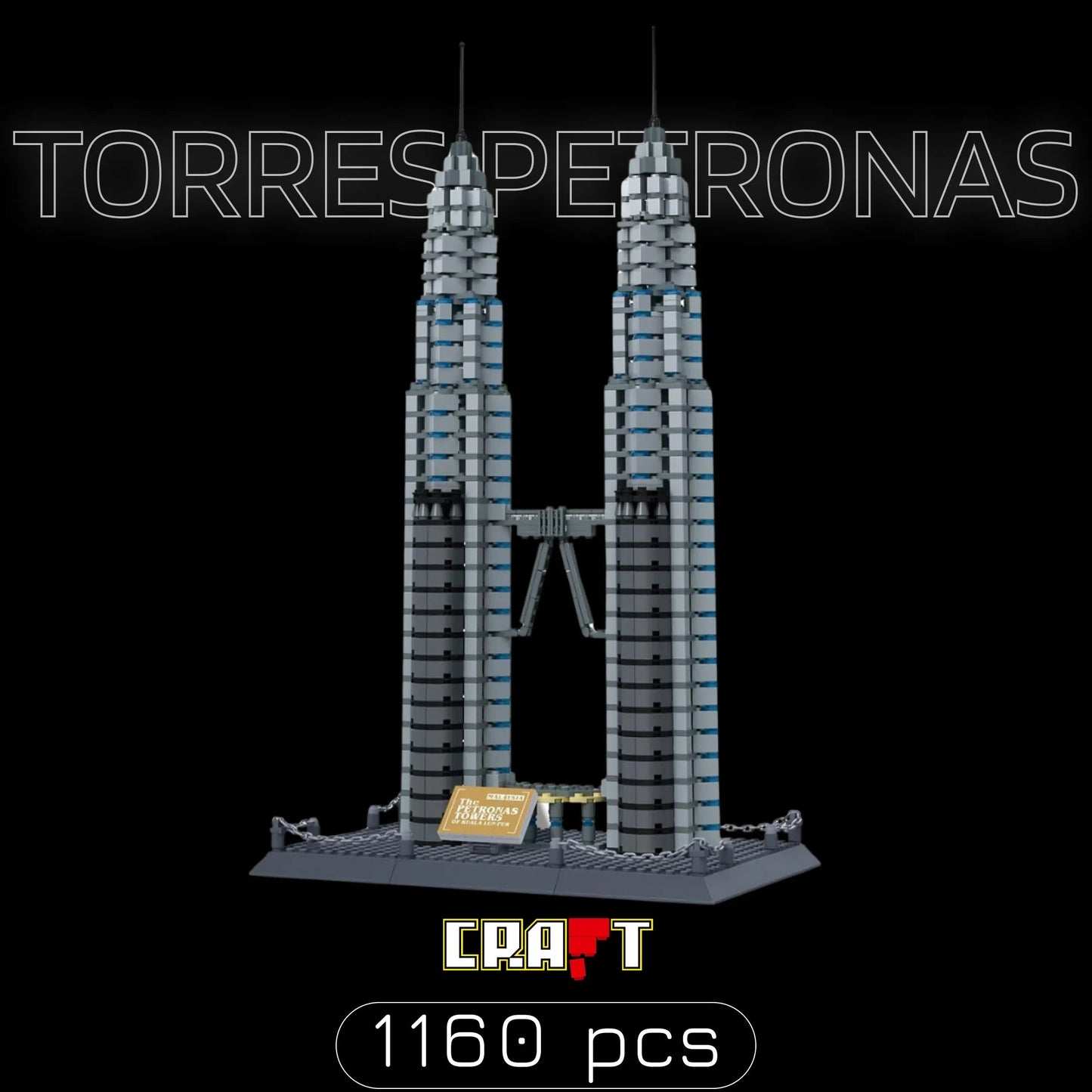 Petronas Towers (1160 pieces)