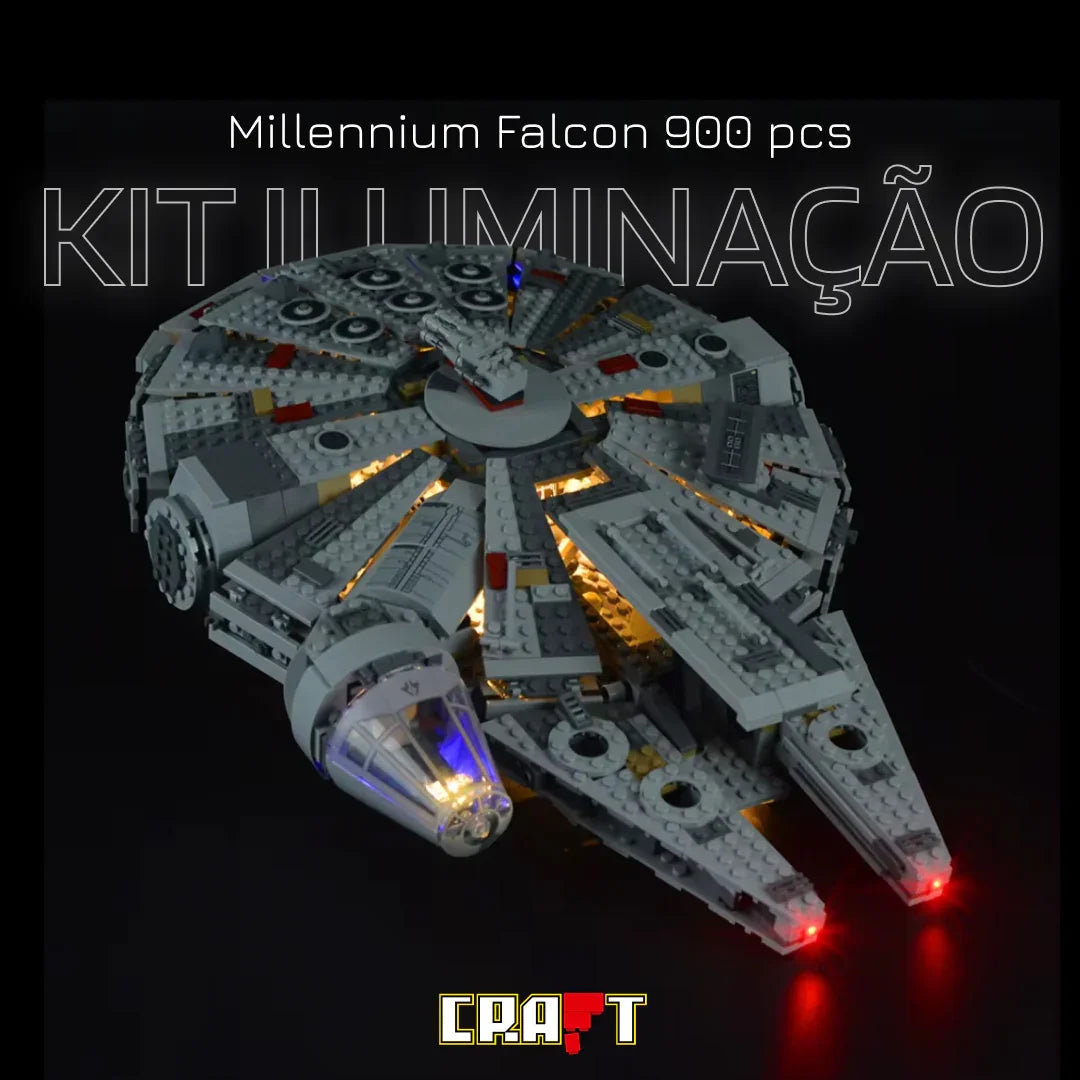 Lighting for the Millennium Falcon (900 pieces)