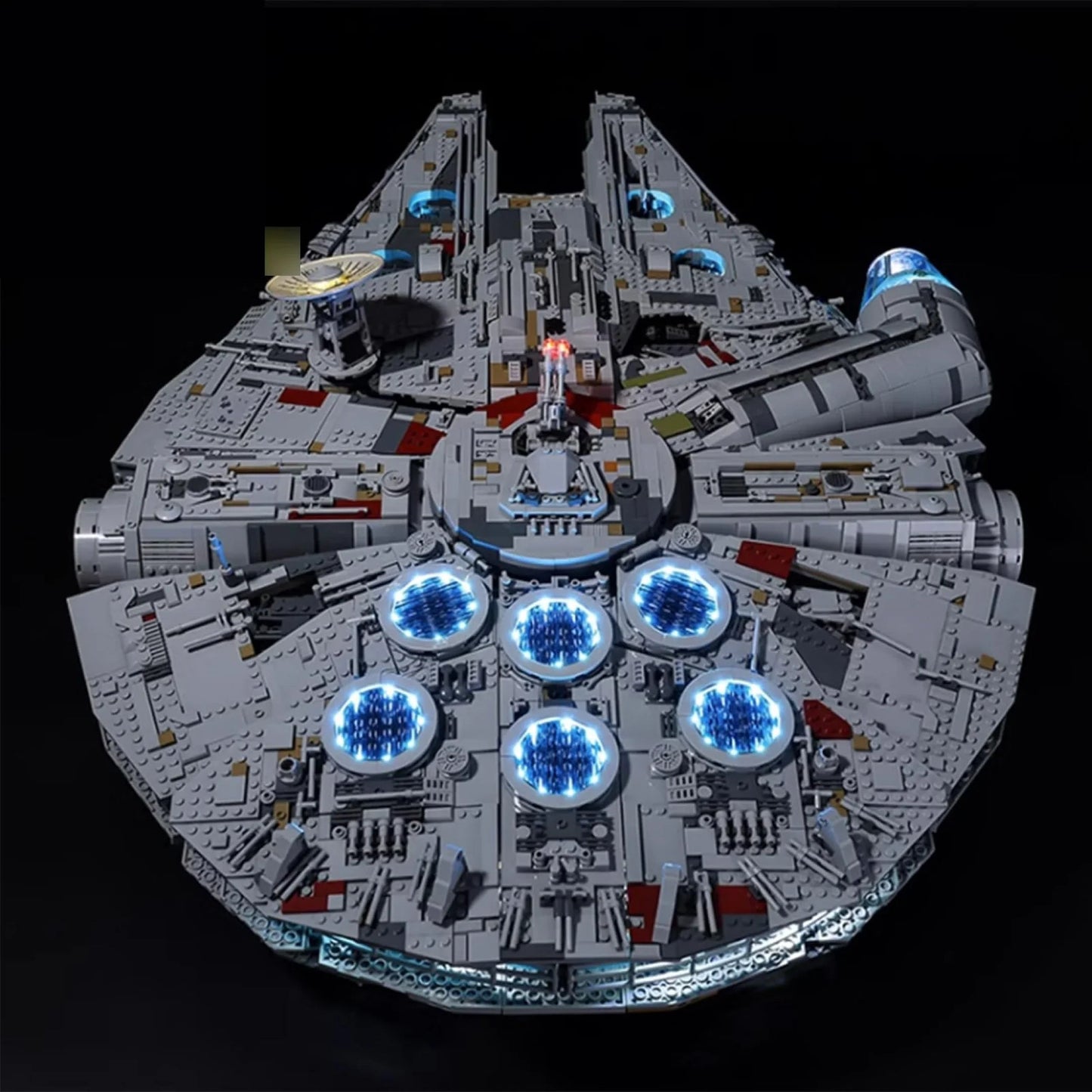 Lighting for the Millennium Falcon (7541 pieces)