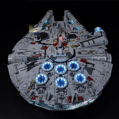Lighting for the Millennium Falcon (7541 pieces)