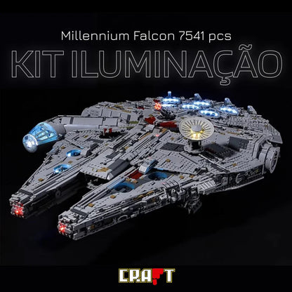Lighting for the Millennium Falcon (7541 pieces)