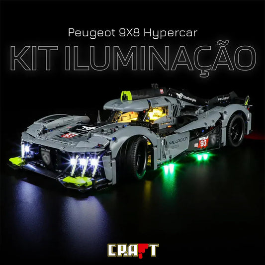 Lighting for the Peugeot 9X8 Hypercar