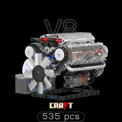 V8 Engine (535 pieces)