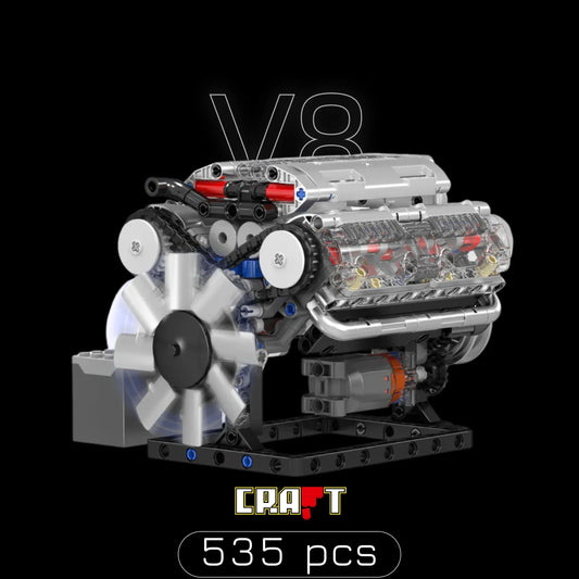 V8 Engine (535 pieces)