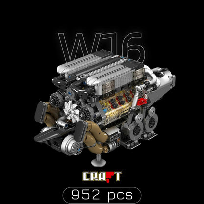 W16 Engine (952 pieces)