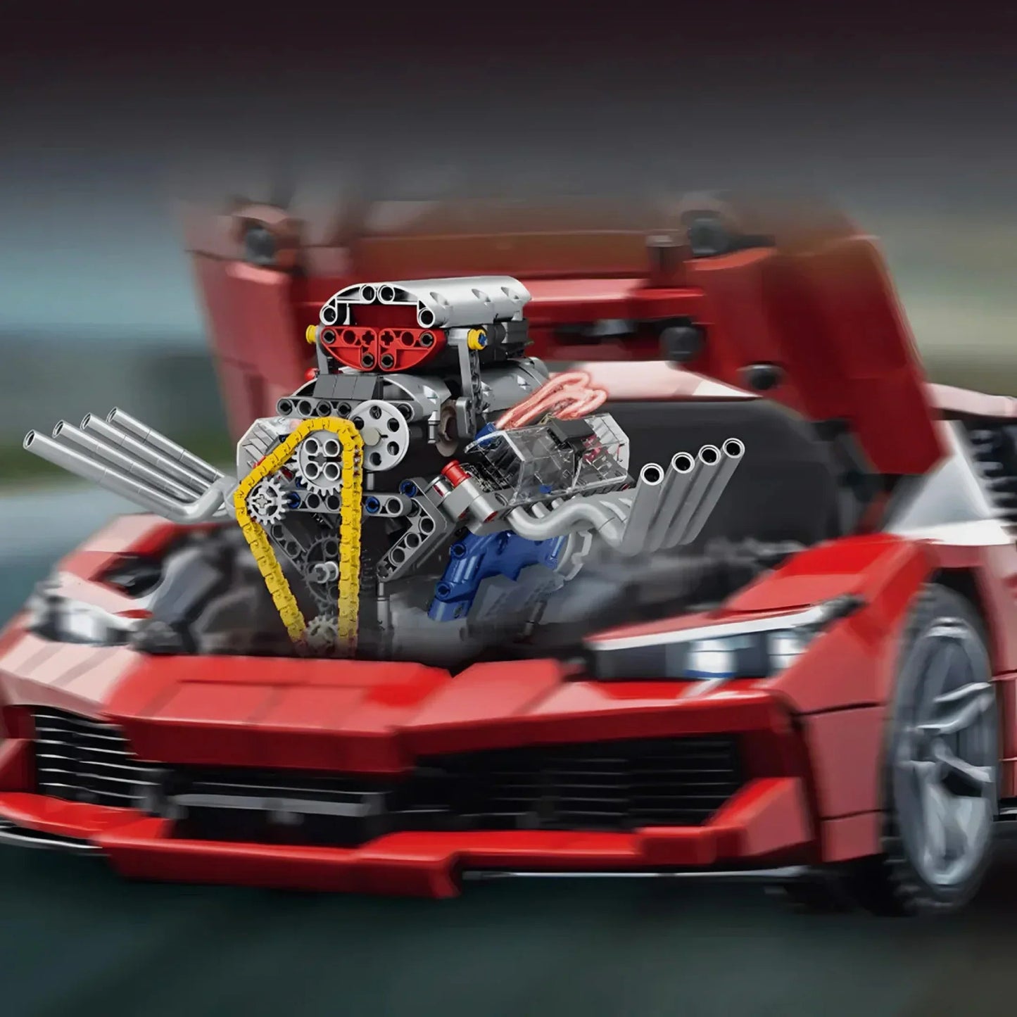 V8 Engine (665 pieces)