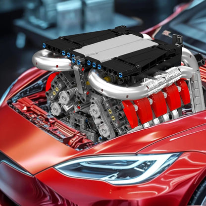 V8 Engine (1169 pieces)