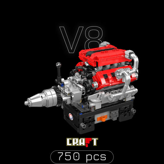 V8 Engine (750 pieces)