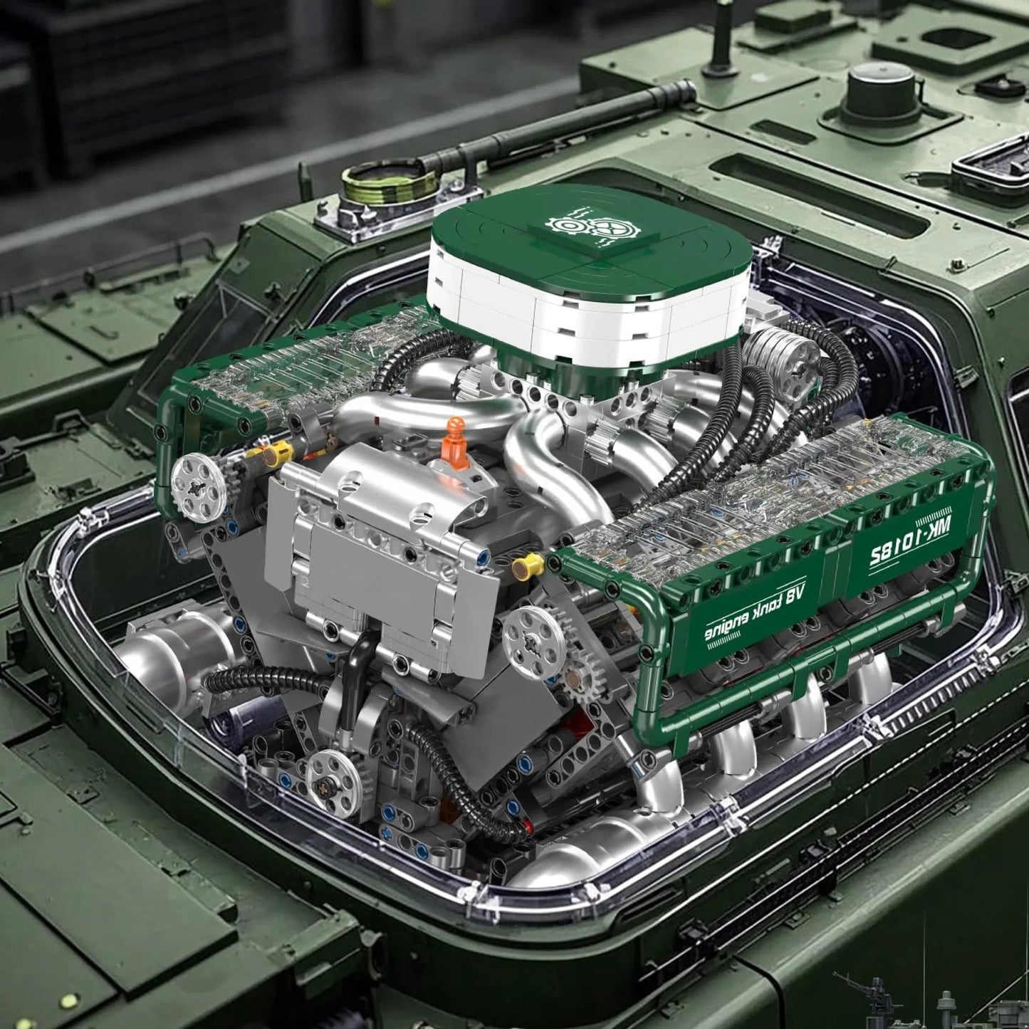 V8 Engine (2250 pieces)