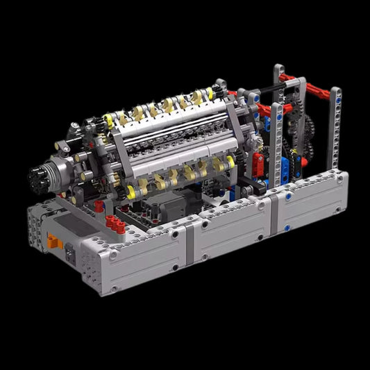 MOC V42 Engine (708 pieces)