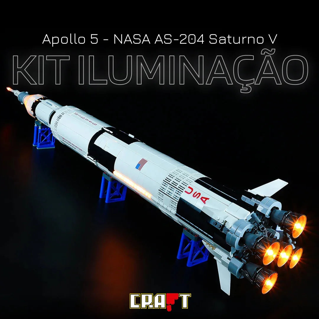 Lighting for the Apollo 5 - NASA AS-204 Saturn V