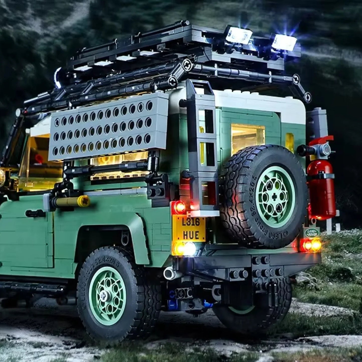 Lighting for the Land Rover Defender 90