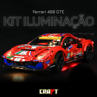 Lighting for the Ferrari 488 GTE