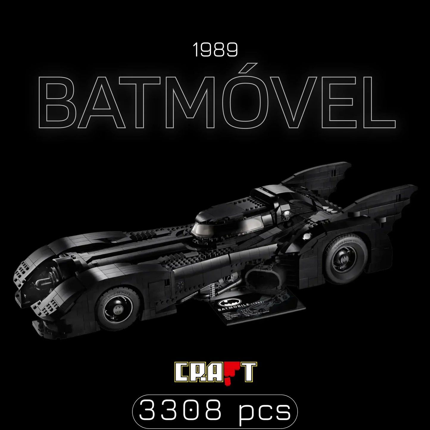 1989 Batmobile (3,308 pieces)