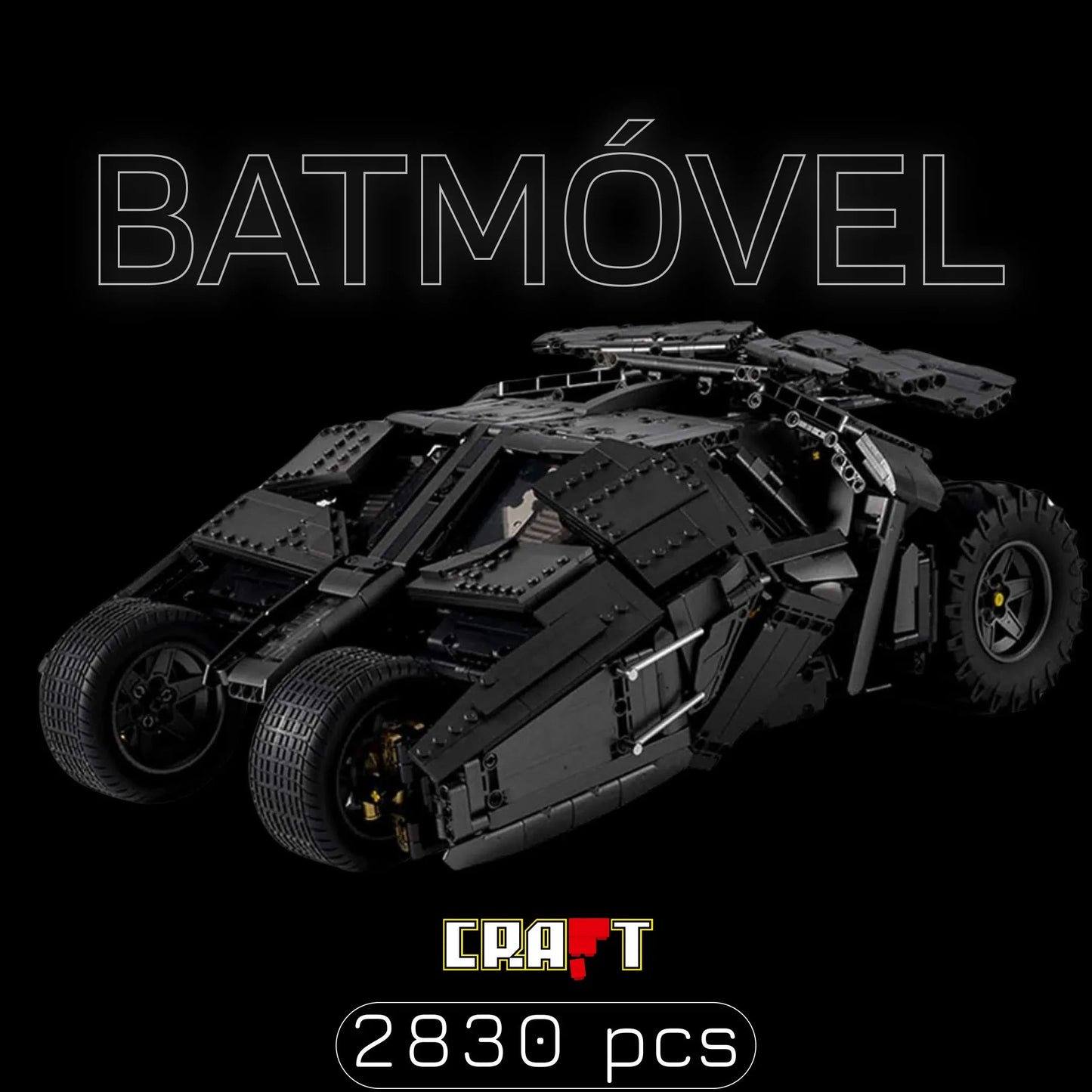 Batmobile (2830 pieces)