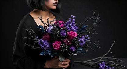 Purple Flower Bouquet (822 pieces)