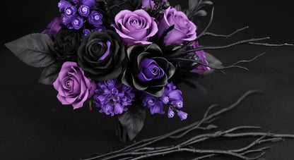 Purple Flower Bouquet (822 pieces)