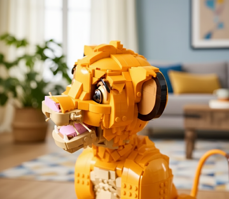 Simba, the Lion King (1445 pieces)