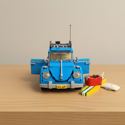 Surf Blue Beetle (1193 pieces)