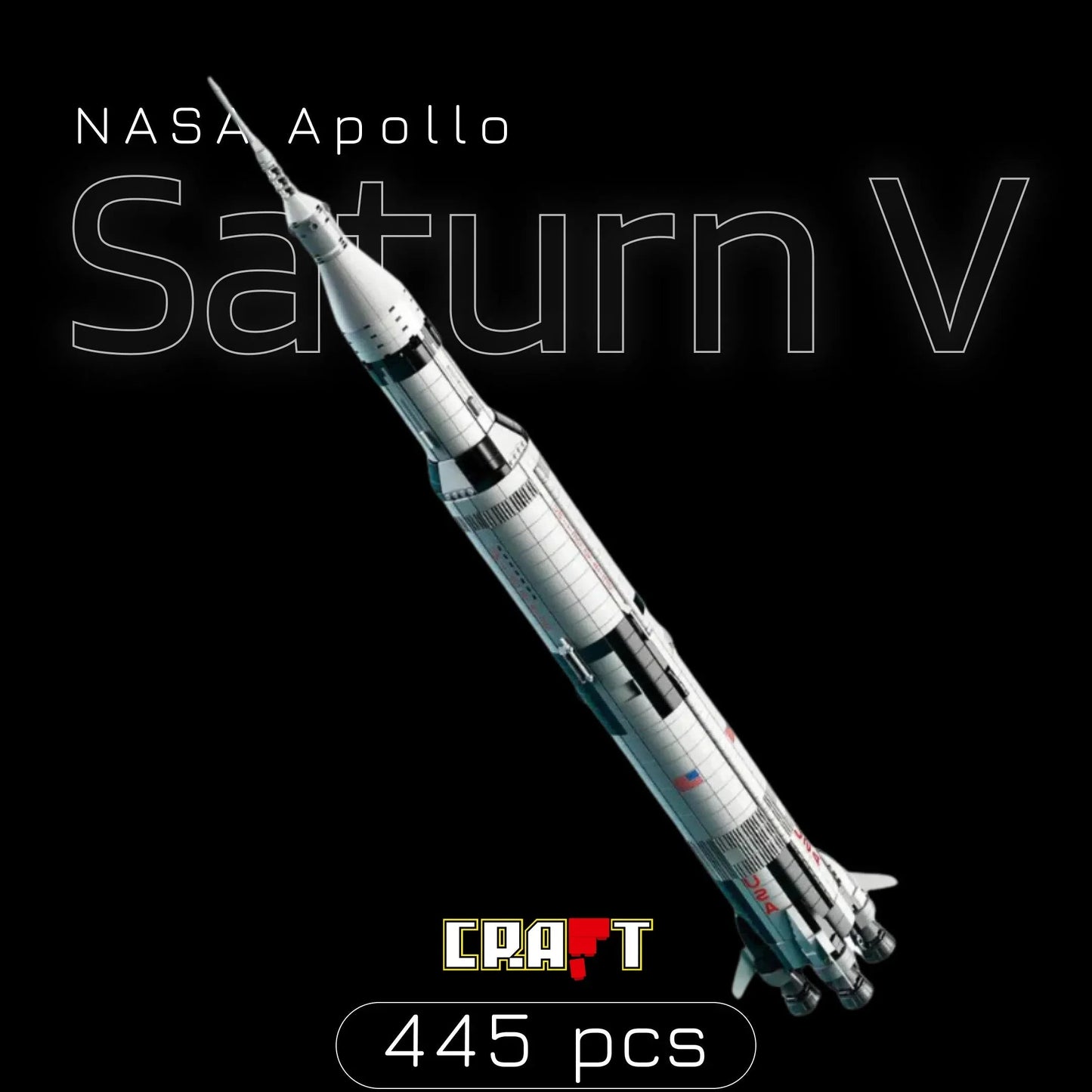 Apollo Saturn V (445 pieces)