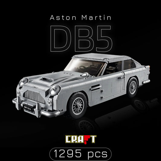 Aston Martin DB5 of James Bond "007" (1295 pieces)