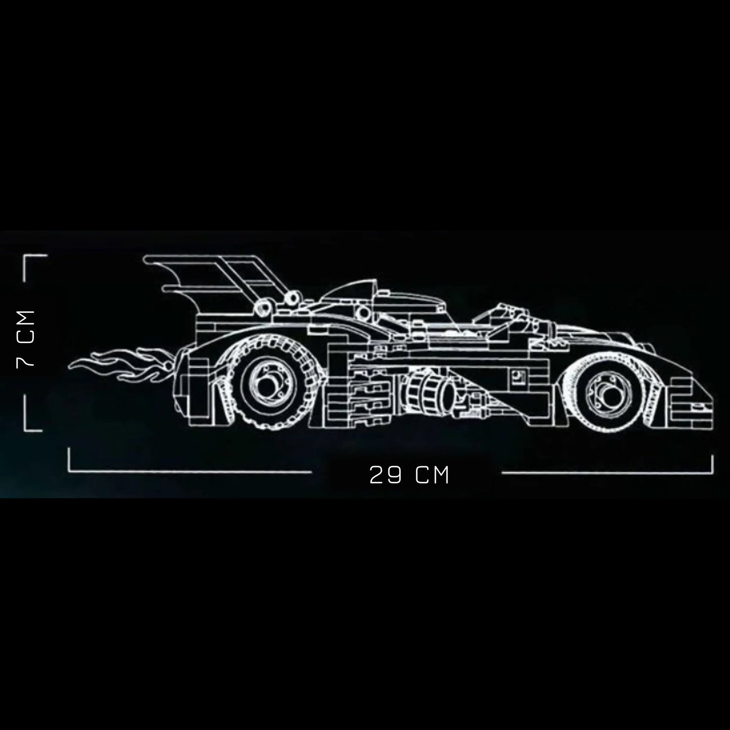 Batmobile - "The Batman's Car" (378 pieces)