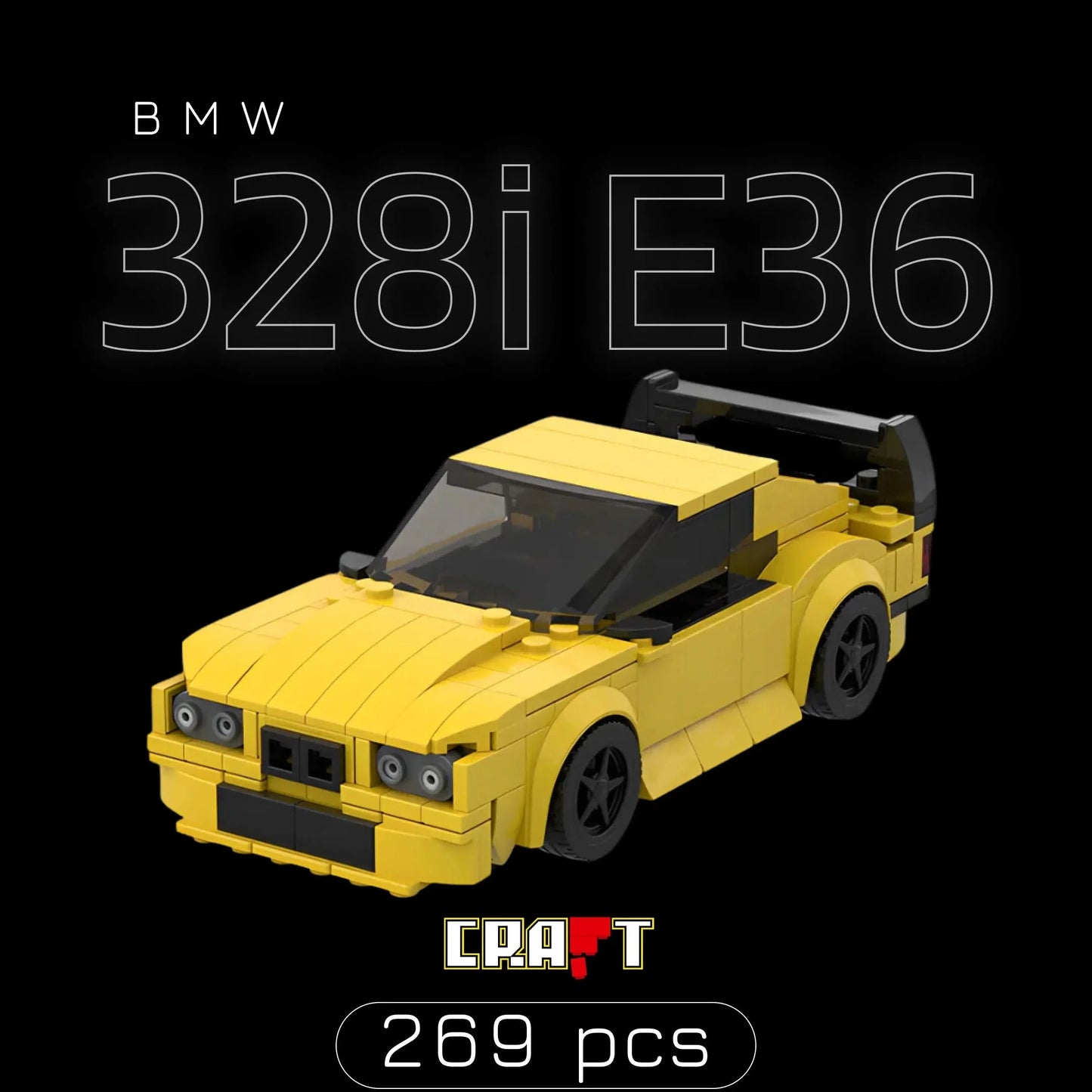 BMW 328i E36 (269 pieces)