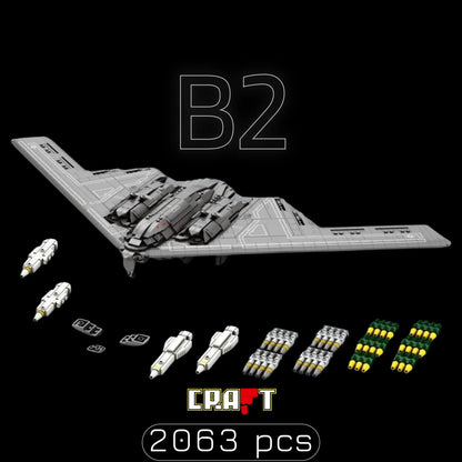 B-2 Spirit Bomber (2063 pieces)