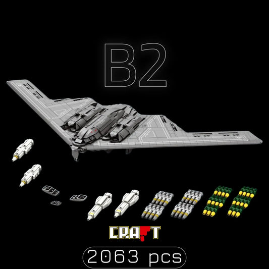 B-2 Spirit Bomber (2063 pieces)