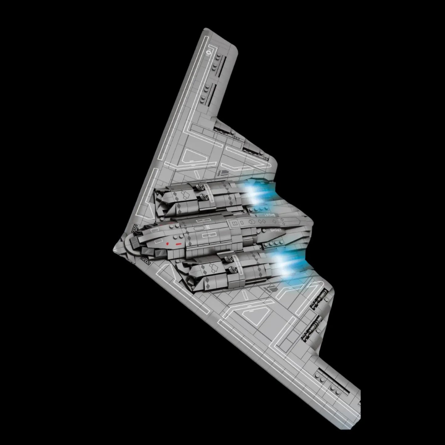 B-2 Spirit Bomber (2063 pieces)
